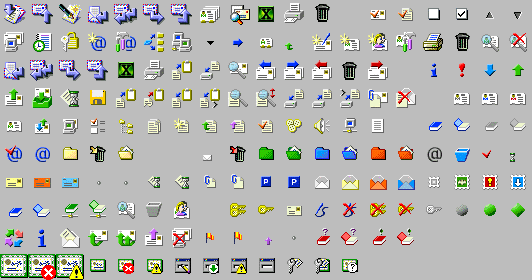 Set ikona/glifova 
M3 - Set of icons/glyphs M3